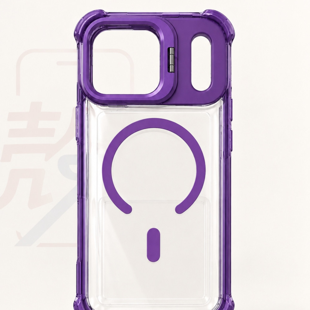 冰晶頓支架高邊手機殼