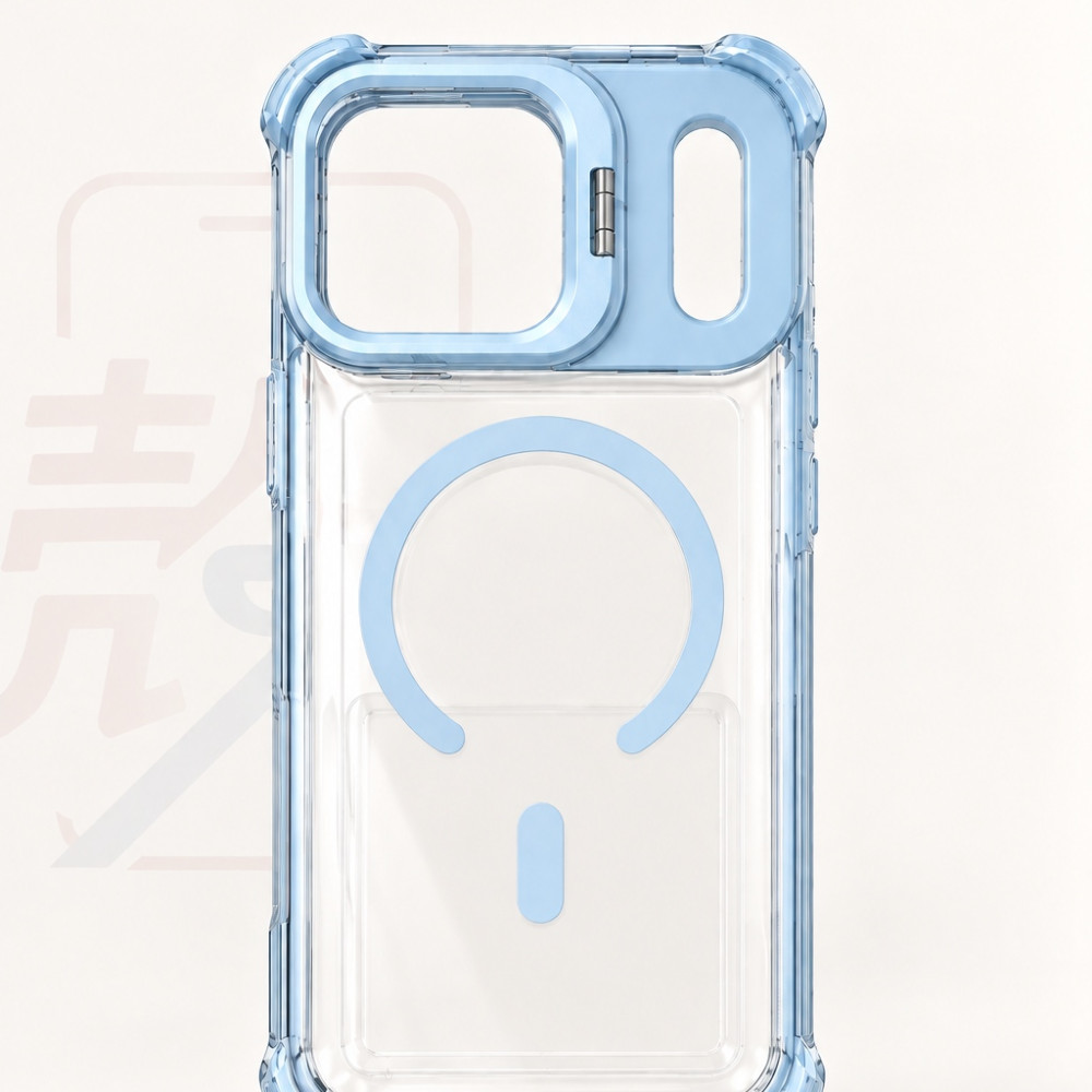 冰晶頓支架高邊手機殼